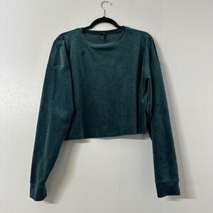 Wild fable Teal green long sleeve shirt